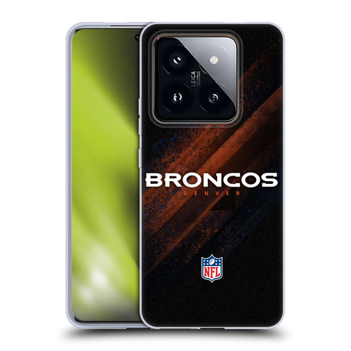 NFL Denver Broncos Logo Blur Soft Gel Case for Xiaomi 14 Pro