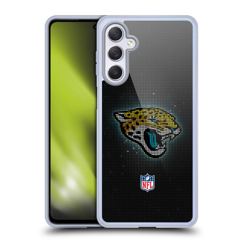 NFL Jacksonville Jaguars Artwork LED Soft Gel Case for Samsung Galaxy M54 5G