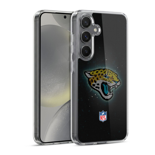 NFL Jacksonville Jaguars Artwork LED Soft Gel Case for Samsung Galaxy S24 5G & MagSafe
