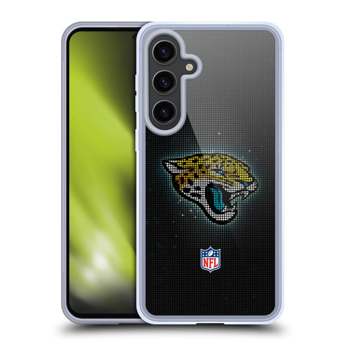 NFL Jacksonville Jaguars Artwork LED Soft Gel Case for Samsung Galaxy S24+ 5G