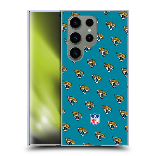 NFL Jacksonville Jaguars Artwork Patterns Soft Gel Case for Samsung Galaxy S24 Ultra 5G