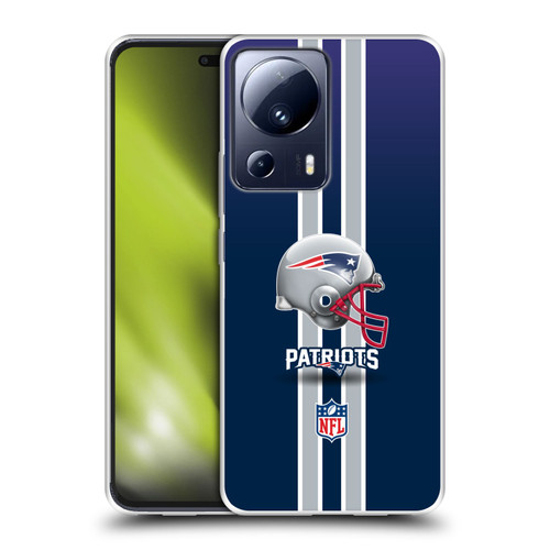 NFL New England Patriots Logo Helmet Soft Gel Case for Xiaomi 13 Lite 5G
