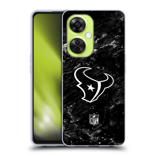 NFL Houston Texans Artwork Marble Soft Gel Case for OnePlus Nord CE 3 Lite 5G