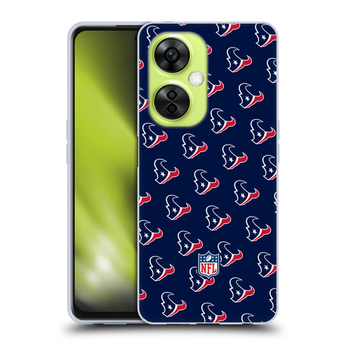 NFL Houston Texans Artwork Patterns Soft Gel Case for OnePlus Nord CE 3 Lite 5G