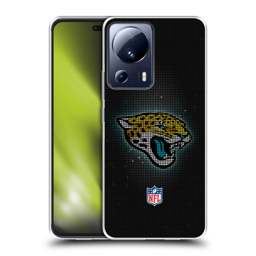 NFL Jacksonville Jaguars Artwork LED Soft Gel Case for Xiaomi 13 Lite 5G
