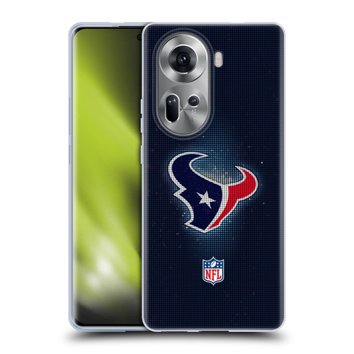 NFL Houston Texans Artwork LED Soft Gel Case for OPPO Reno11