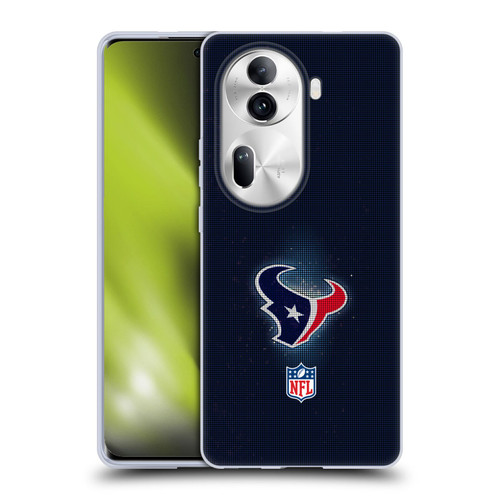 NFL Houston Texans Artwork LED Soft Gel Case for OPPO Reno11 Pro