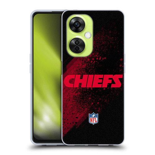 NFL Kansas City Chiefs Logo Blur Soft Gel Case for OnePlus Nord CE 3 Lite 5G