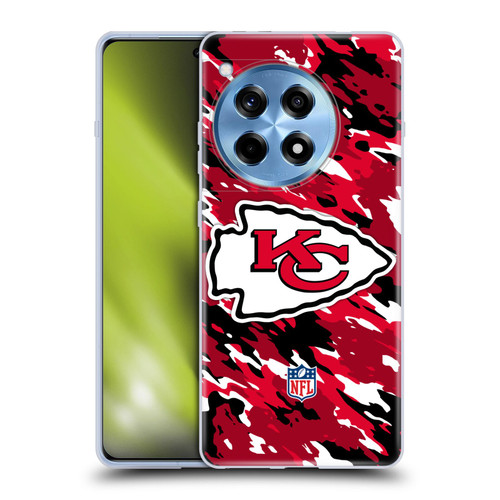 NFL Kansas City Chiefs Logo Camou Soft Gel Case for OnePlus 12R