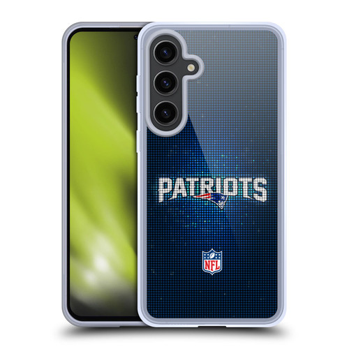 NFL New England Patriots Artwork LED Soft Gel Case for Samsung Galaxy S24+ 5G