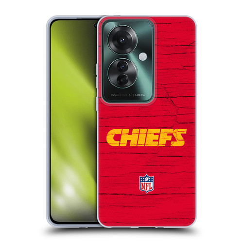 NFL Kansas City Chiefs Logo Distressed Look Soft Gel Case for OPPO Reno11 F 5G / F25 Pro 5G
