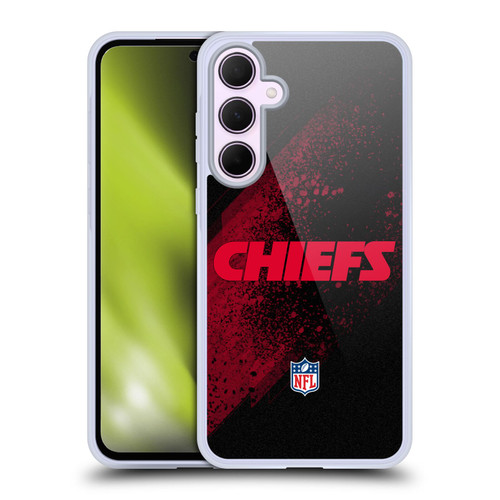 NFL Kansas City Chiefs Logo Blur Soft Gel Case for Samsung Galaxy A35 5G