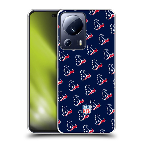 NFL Houston Texans Artwork Patterns Soft Gel Case for Xiaomi 13 Lite 5G