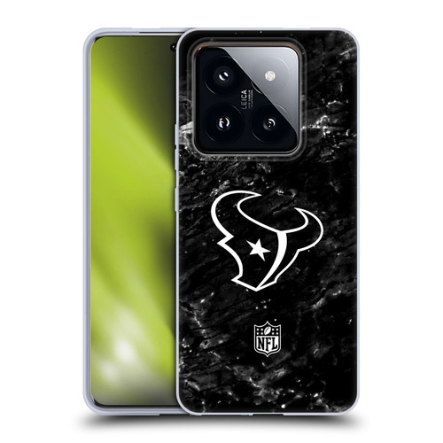 NFL Houston Texans Artwork Marble Soft Gel Case for Xiaomi 14 Pro