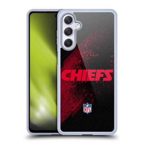 NFL Kansas City Chiefs Logo Blur Soft Gel Case for Samsung Galaxy M54 5G