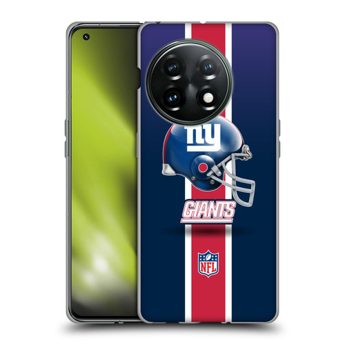 NFL New York Giants Logo Helmet Soft Gel Case for OnePlus 11 5G