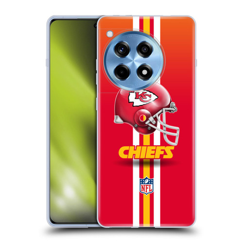 NFL Kansas City Chiefs Logo Helmet Soft Gel Case for OnePlus 12R