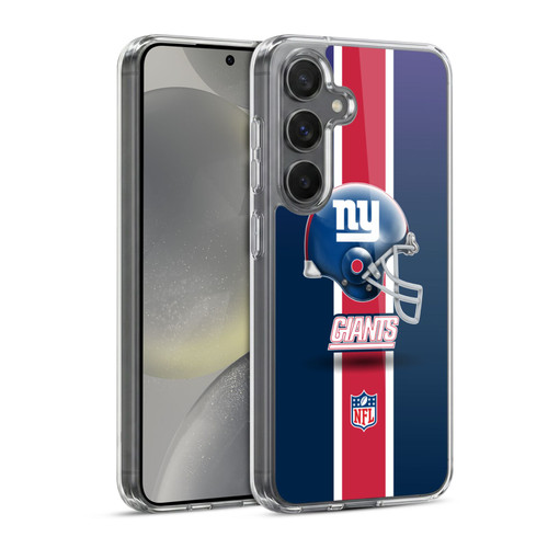 NFL New York Giants Logo Helmet Soft Gel Case for Samsung Galaxy S24 5G & MagSafe