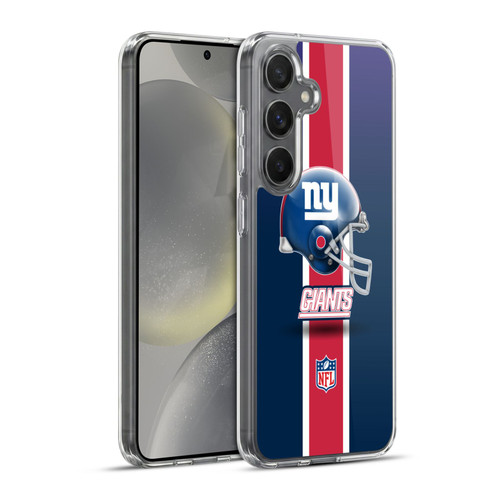 NFL New York Giants Logo Helmet Soft Gel Case for Samsung Galaxy S24+ 5G & MagSafe