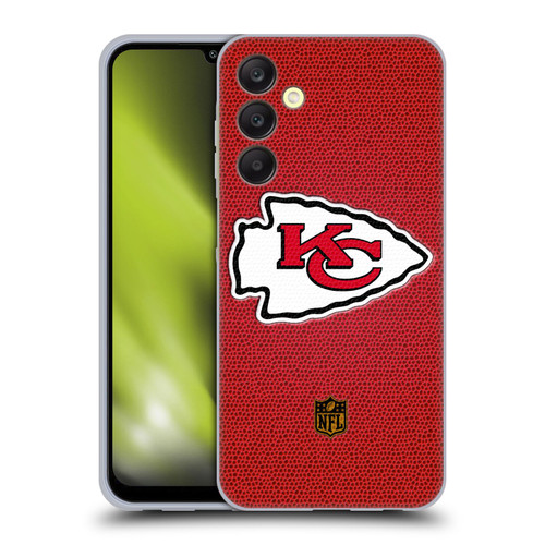 NFL Kansas City Chiefs Logo Football Soft Gel Case for Samsung Galaxy A25 5G