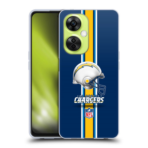 NFL Los Angeles Chargers Logo Helmet Soft Gel Case for OnePlus Nord CE 3 Lite 5G