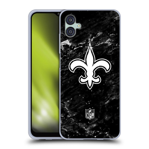 NFL New Orleans Saints Artwork Marble Soft Gel Case for Samsung Galaxy M04 5G / A04e
