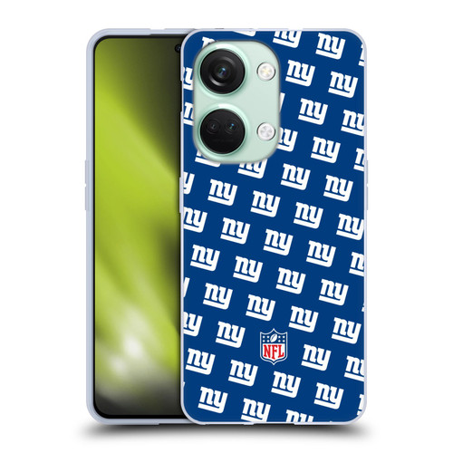 NFL New York Giants Artwork Patterns Soft Gel Case for OnePlus Nord 3 5G