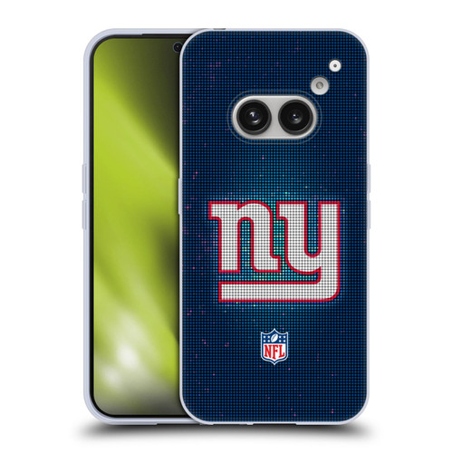 NFL New York Giants Artwork LED Soft Gel Case for Nothing Phone (2a)