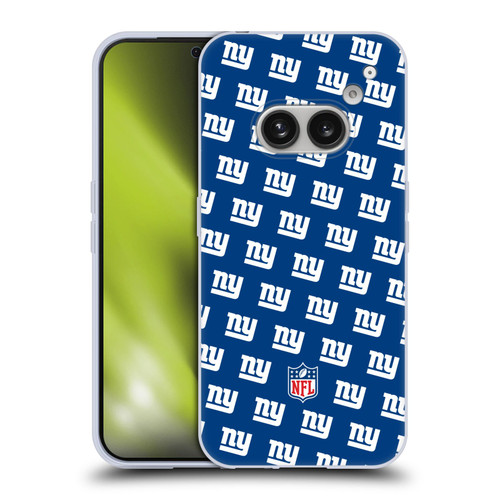 NFL New York Giants Artwork Patterns Soft Gel Case for Nothing Phone (2a)