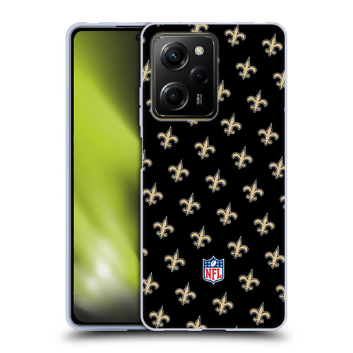 NFL New Orleans Saints Artwork Patterns Soft Gel Case for Xiaomi Redmi Note 12 Pro 5G