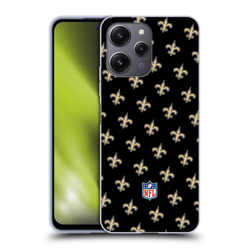 NFL New Orleans Saints Artwork Patterns Soft Gel Case for Xiaomi Redmi 12