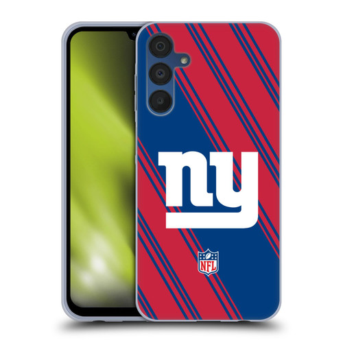 NFL New York Giants Artwork Stripes Soft Gel Case for Samsung Galaxy A15