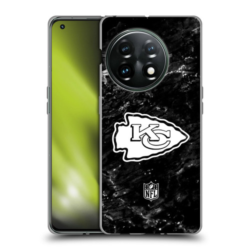 NFL Kansas City Chiefs Artwork Marble Soft Gel Case for OnePlus 11 5G