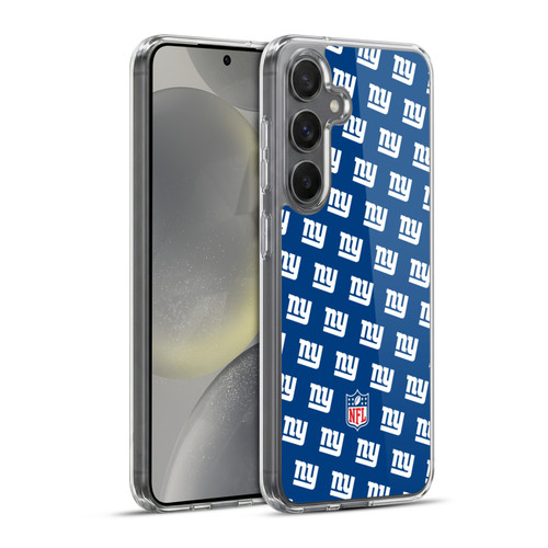 NFL New York Giants Artwork Patterns Soft Gel Case for Samsung Galaxy S24+ 5G & MagSafe
