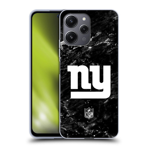NFL New York Giants Artwork Marble Soft Gel Case for Xiaomi Redmi 12