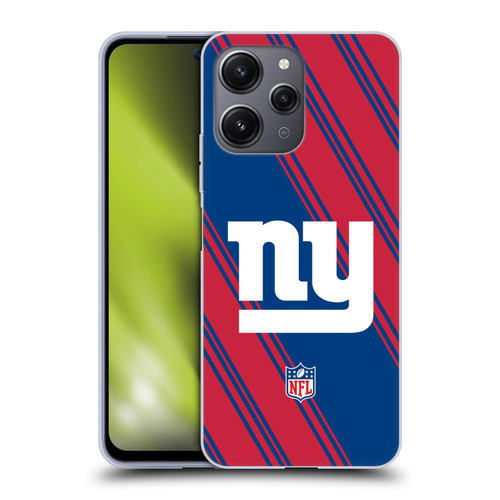NFL New York Giants Artwork Stripes Soft Gel Case for Xiaomi Redmi 12