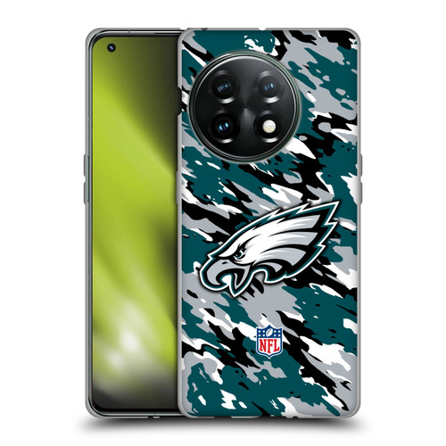 NFL Philadelphia Eagles Logo Camou Soft Gel Case for OnePlus 11 5G