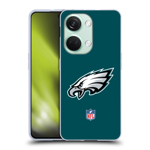 NFL Philadelphia Eagles Logo Plain Soft Gel Case for OnePlus Nord 3 5G