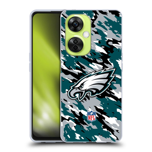 NFL Philadelphia Eagles Logo Camou Soft Gel Case for OnePlus Nord CE 3 Lite 5G
