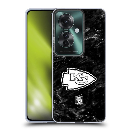 NFL Kansas City Chiefs Artwork Marble Soft Gel Case for OPPO Reno11 F 5G / F25 Pro 5G