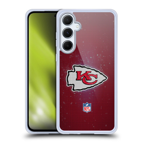 NFL Kansas City Chiefs Artwork LED Soft Gel Case for Samsung Galaxy A55 5G