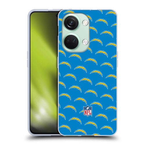 NFL Los Angeles Chargers Artwork Patterns Soft Gel Case for OnePlus Nord 3 5G