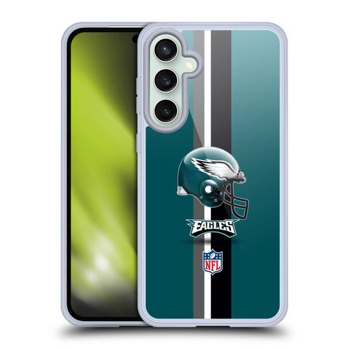 NFL Philadelphia Eagles Logo Helmet Soft Gel Case for Samsung Galaxy S23 FE 5G