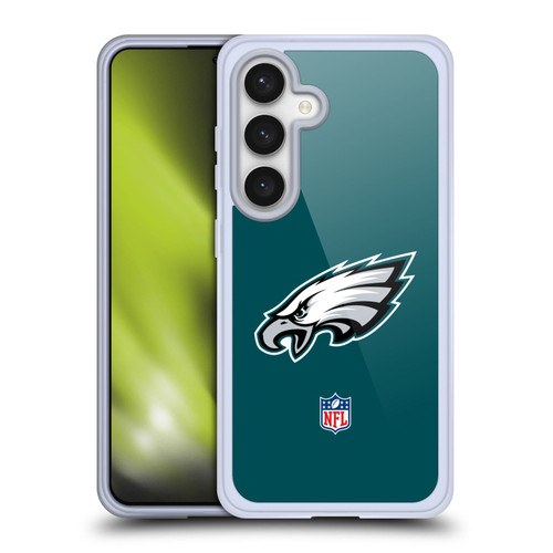 NFL Philadelphia Eagles Logo Plain Soft Gel Case for Samsung Galaxy S24 5G