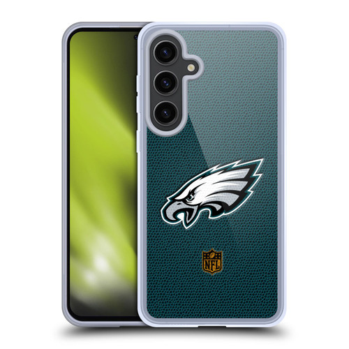 NFL Philadelphia Eagles Logo Football Soft Gel Case for Samsung Galaxy S24+ 5G