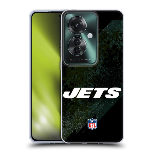 NFL New York Jets Logo Blur Soft Gel Case for OPPO Reno11 F 5G / F25 Pro 5G