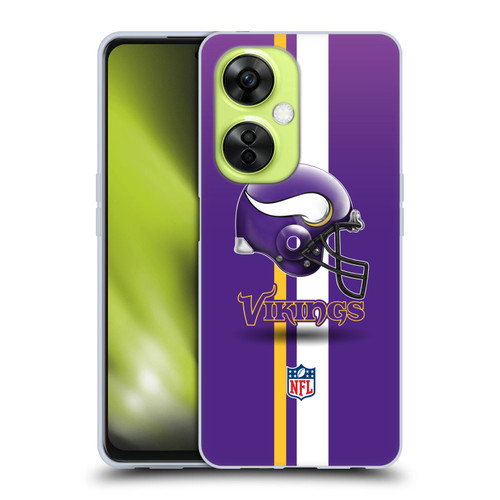 NFL Minnesota Vikings Logo Helmet Soft Gel Case for OnePlus Nord CE 3 Lite 5G