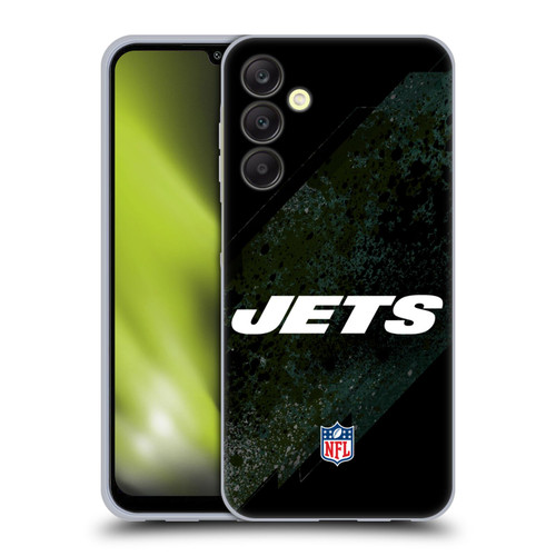 NFL New York Jets Logo Blur Soft Gel Case for Samsung Galaxy A25 5G