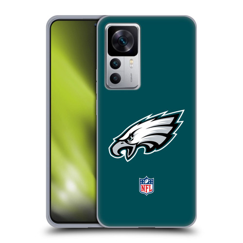 NFL Philadelphia Eagles Logo Plain Soft Gel Case for Xiaomi 12T 5G / 12T Pro 5G / Redmi K50 Ultra 5G