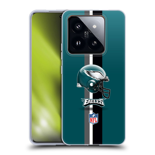 NFL Philadelphia Eagles Logo Helmet Soft Gel Case for Xiaomi 14 Pro
